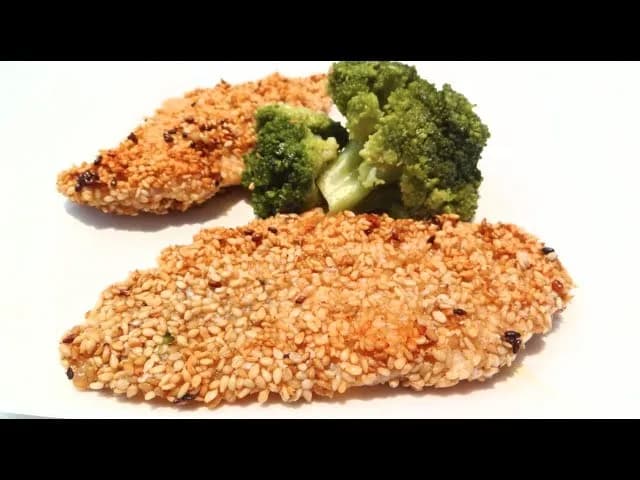 Foto do prato Filé de Frango com Crosta de Gergelim